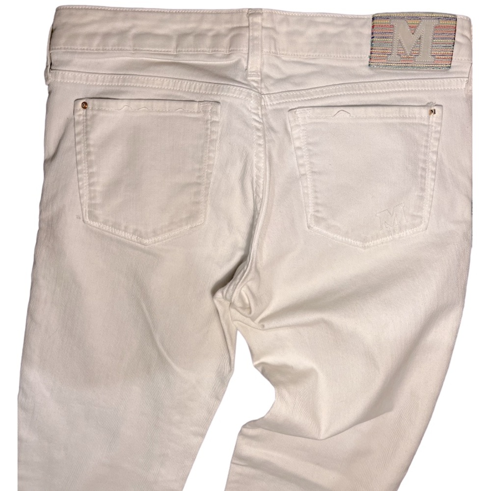 Missoni ankle skinny jeans in Ivory